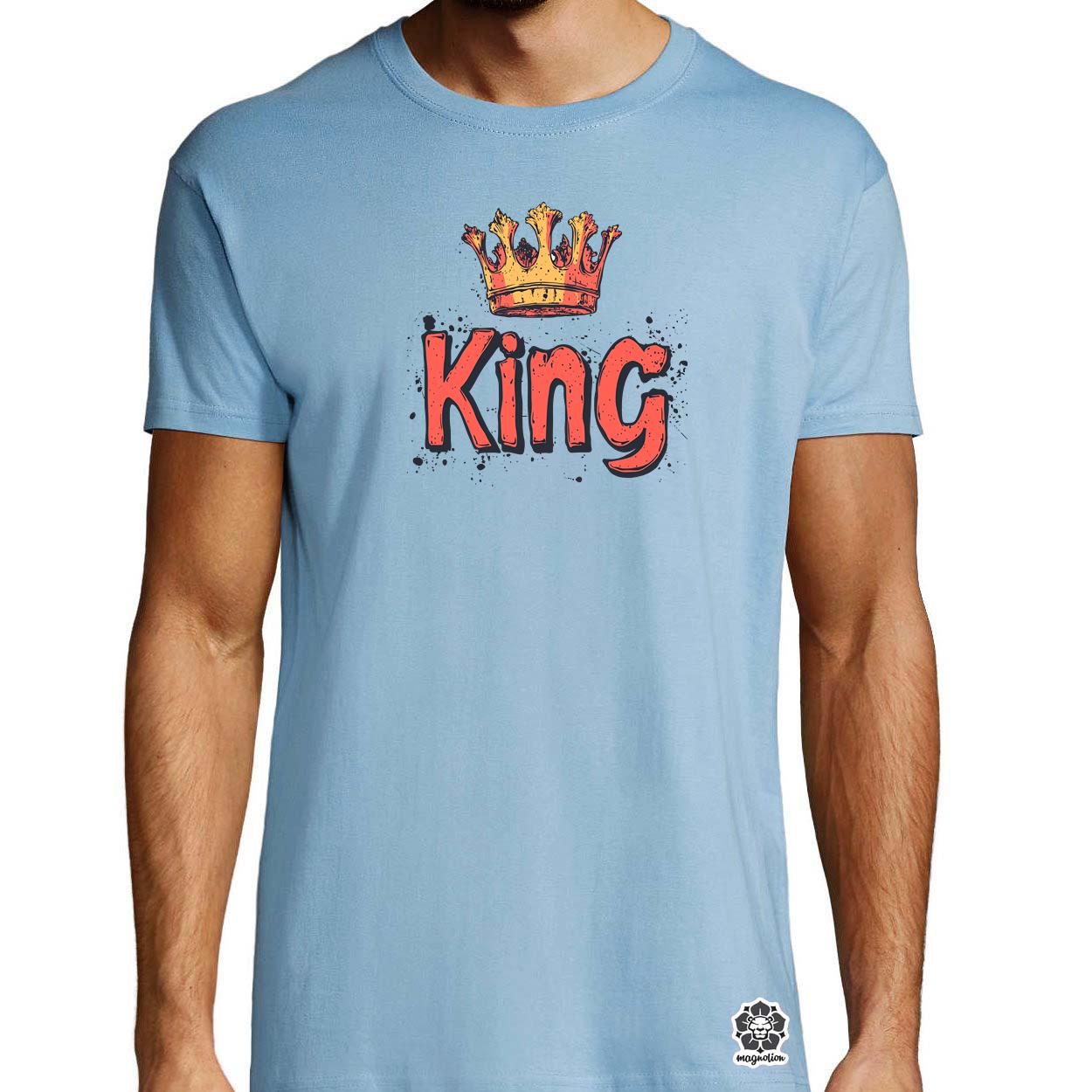 King v8 egyedi póló 