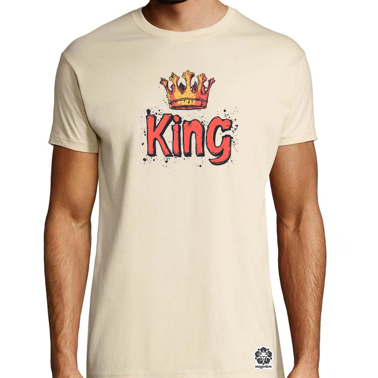 King v8 egyedi póló 