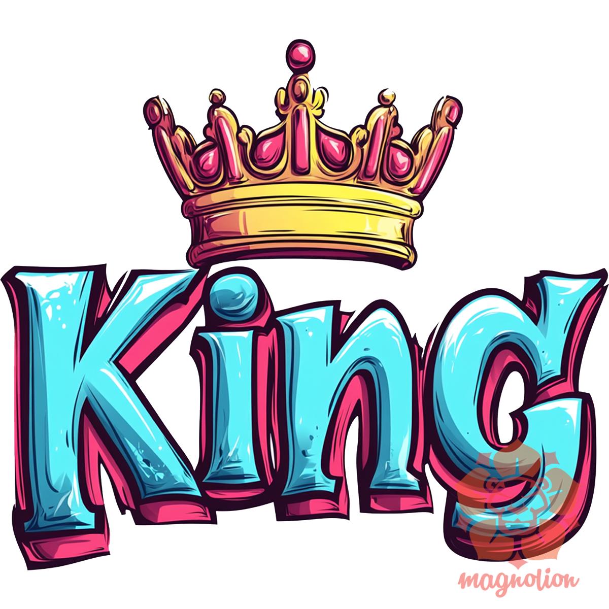 King v9 egyedi póló 