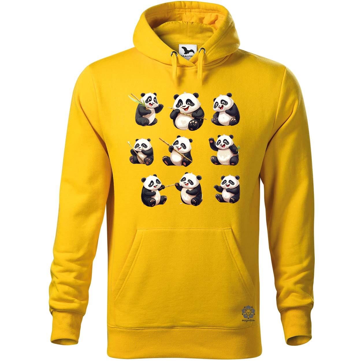 Panda kollázs v1 egyedi  pulóver 