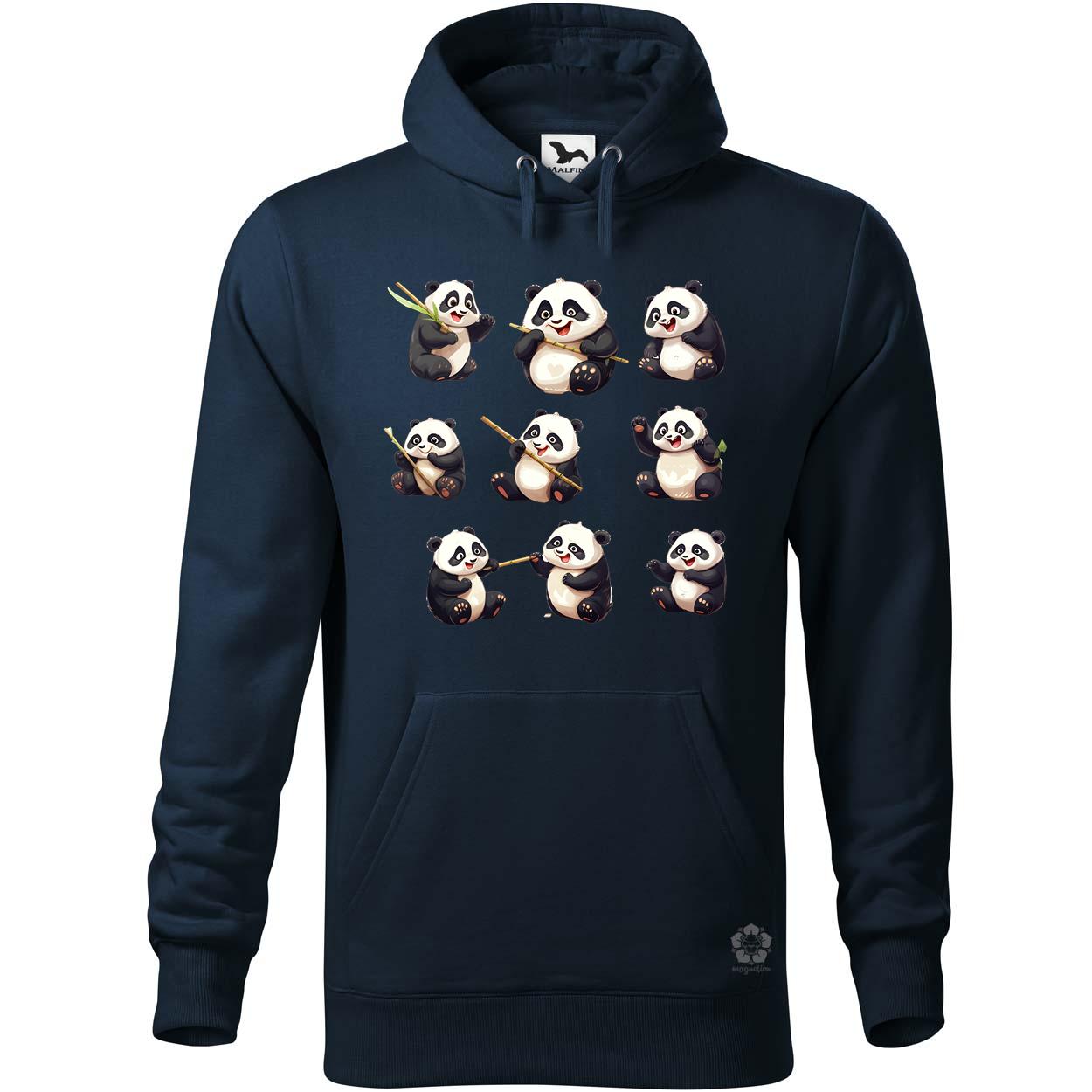 Panda kollázs v1 egyedi  pulóver 