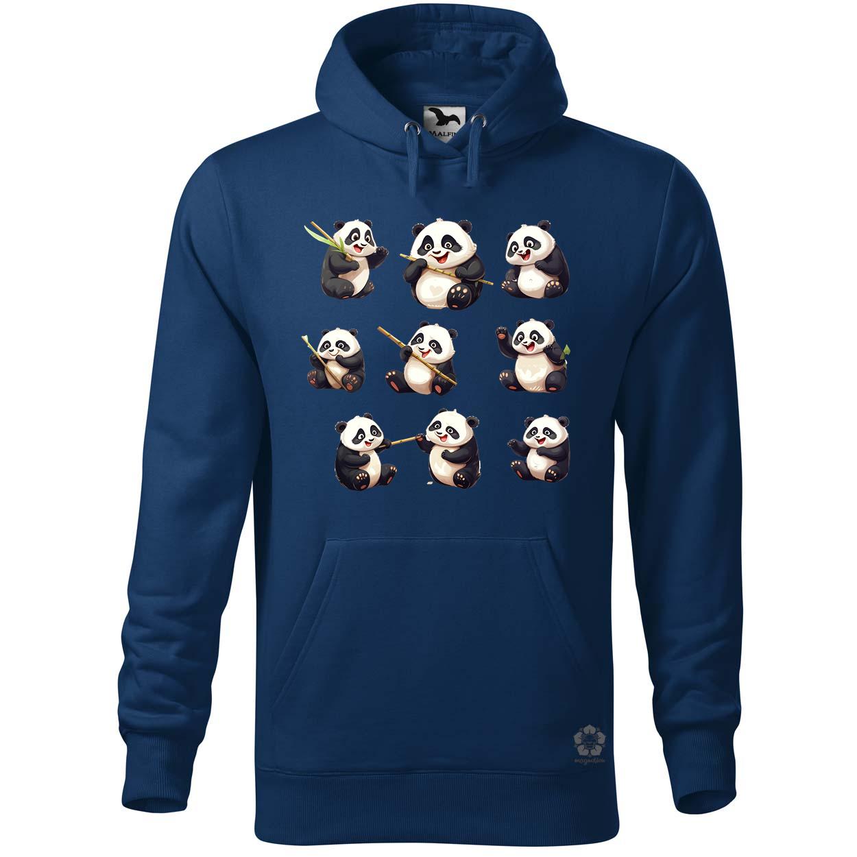 Panda kollázs v1 egyedi  pulóver 