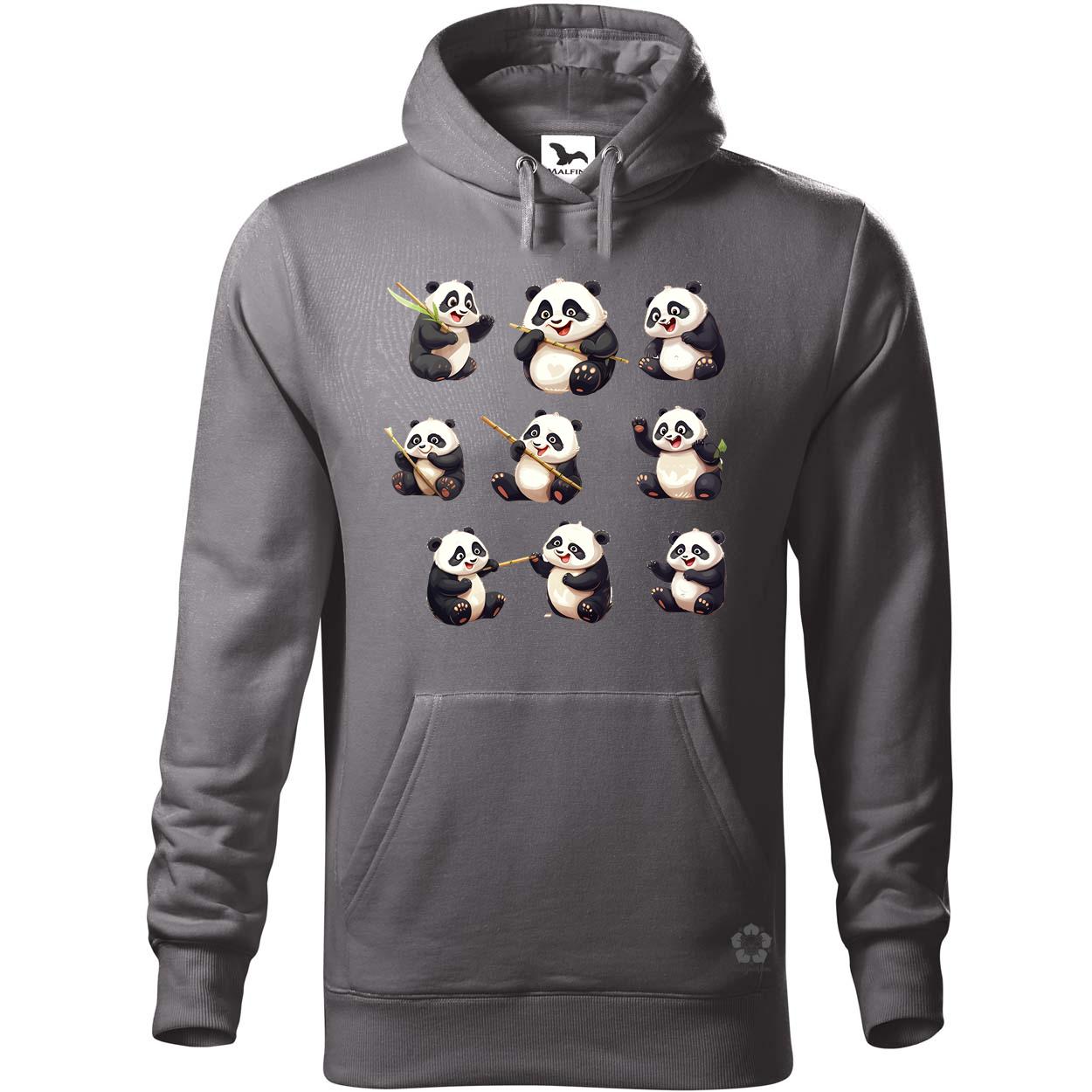 Panda kollázs v1 egyedi  pulóver 