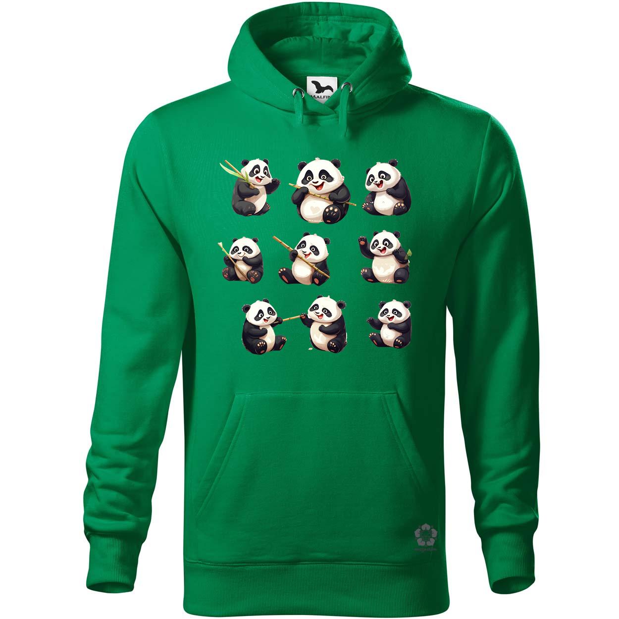 Panda kollázs v1 egyedi  pulóver 