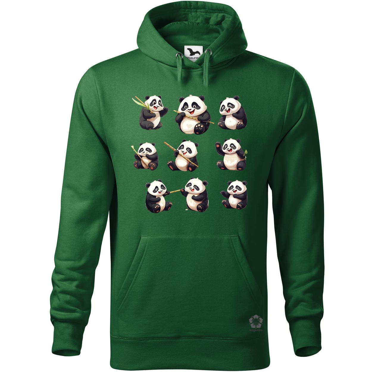 Panda kollázs v1 egyedi  pulóver 