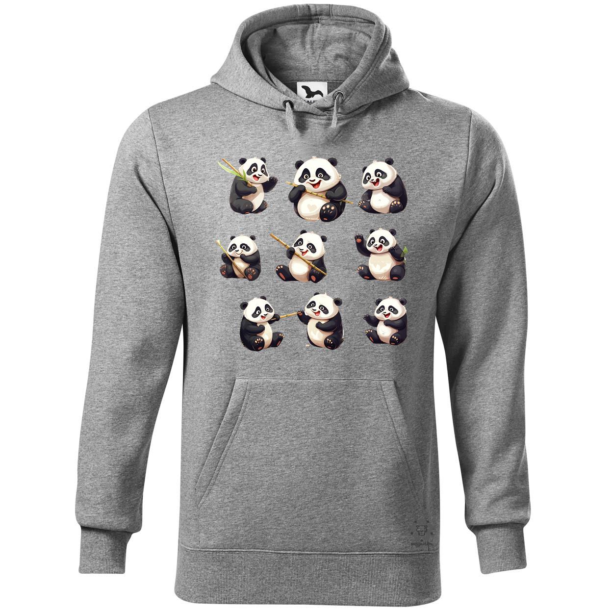 Panda kollázs v1 egyedi  pulóver 