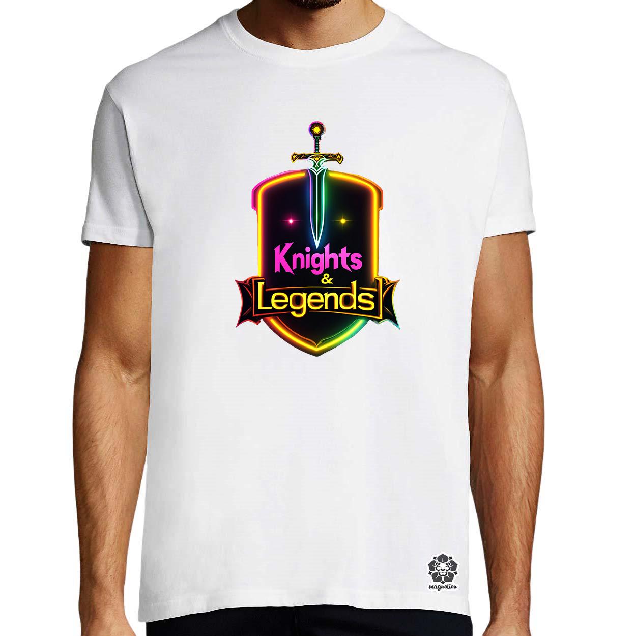 Knights and legends v6 egyedi póló 