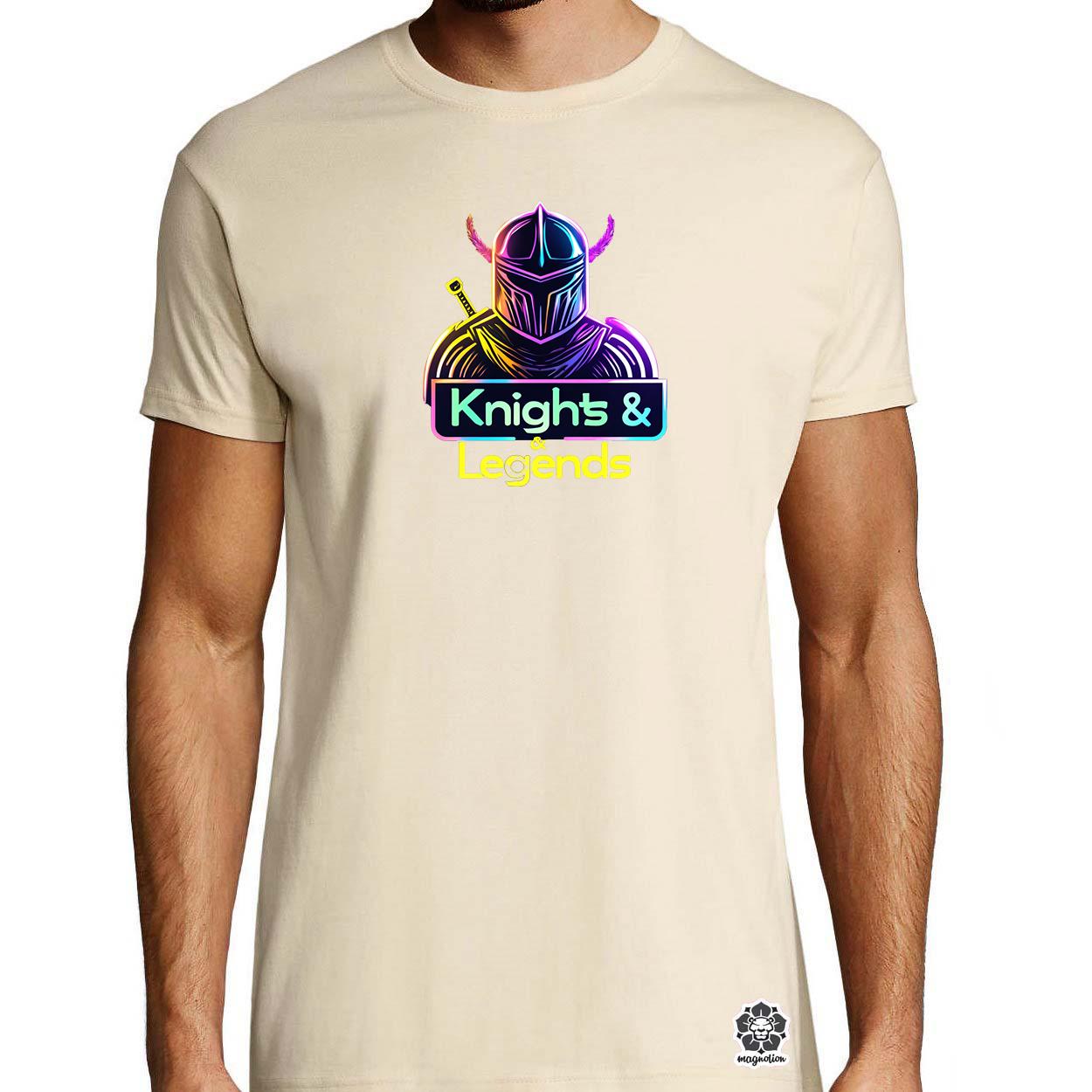 Knights and legends v7 egyedi póló 