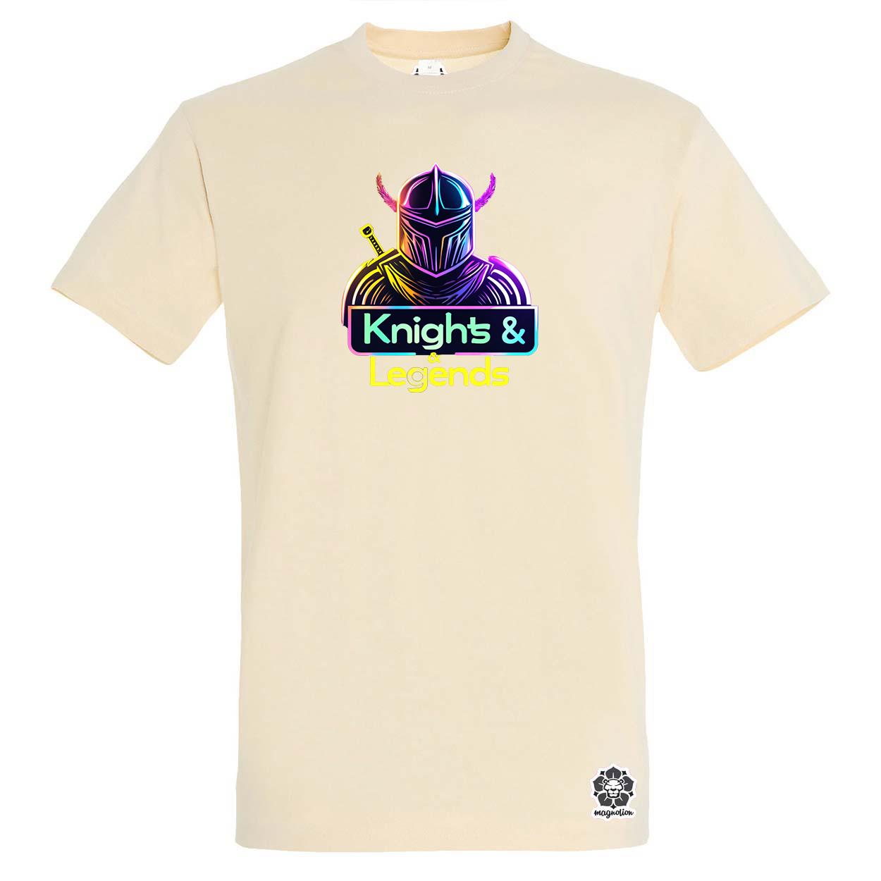 Knights and legends v7 egyedi póló 
