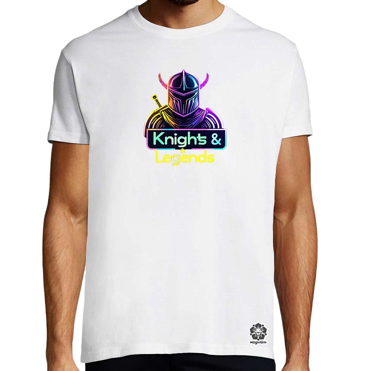 Knights and legends v7 egyedi póló 