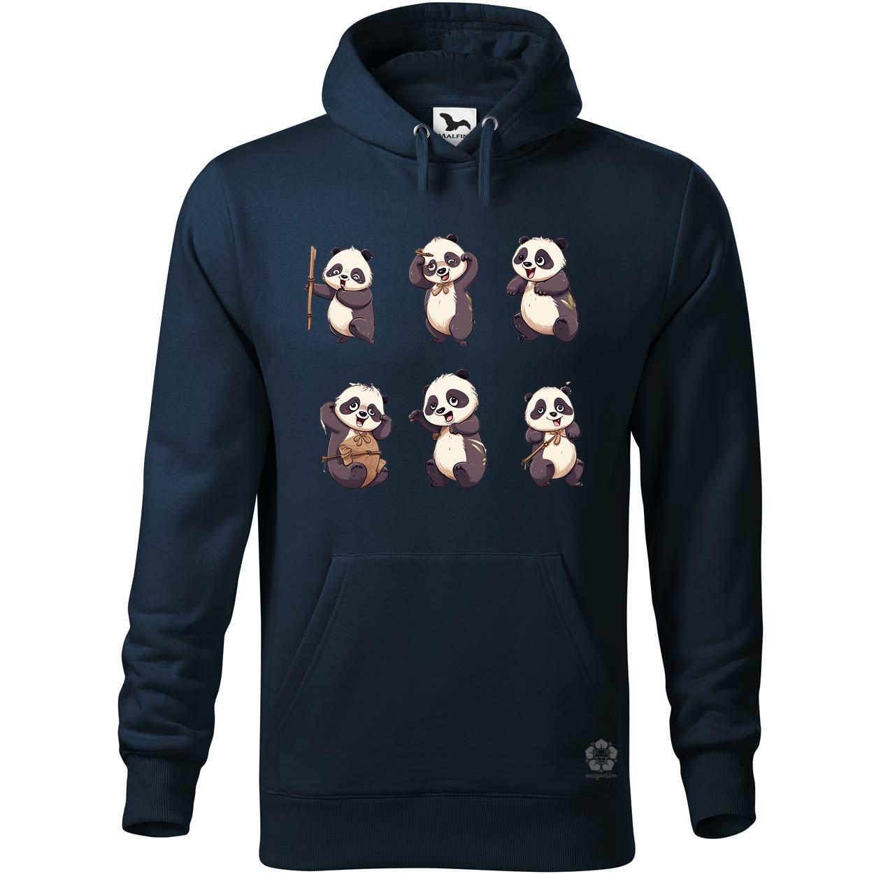 Panda kollázs v2 egyedi  pulóver 