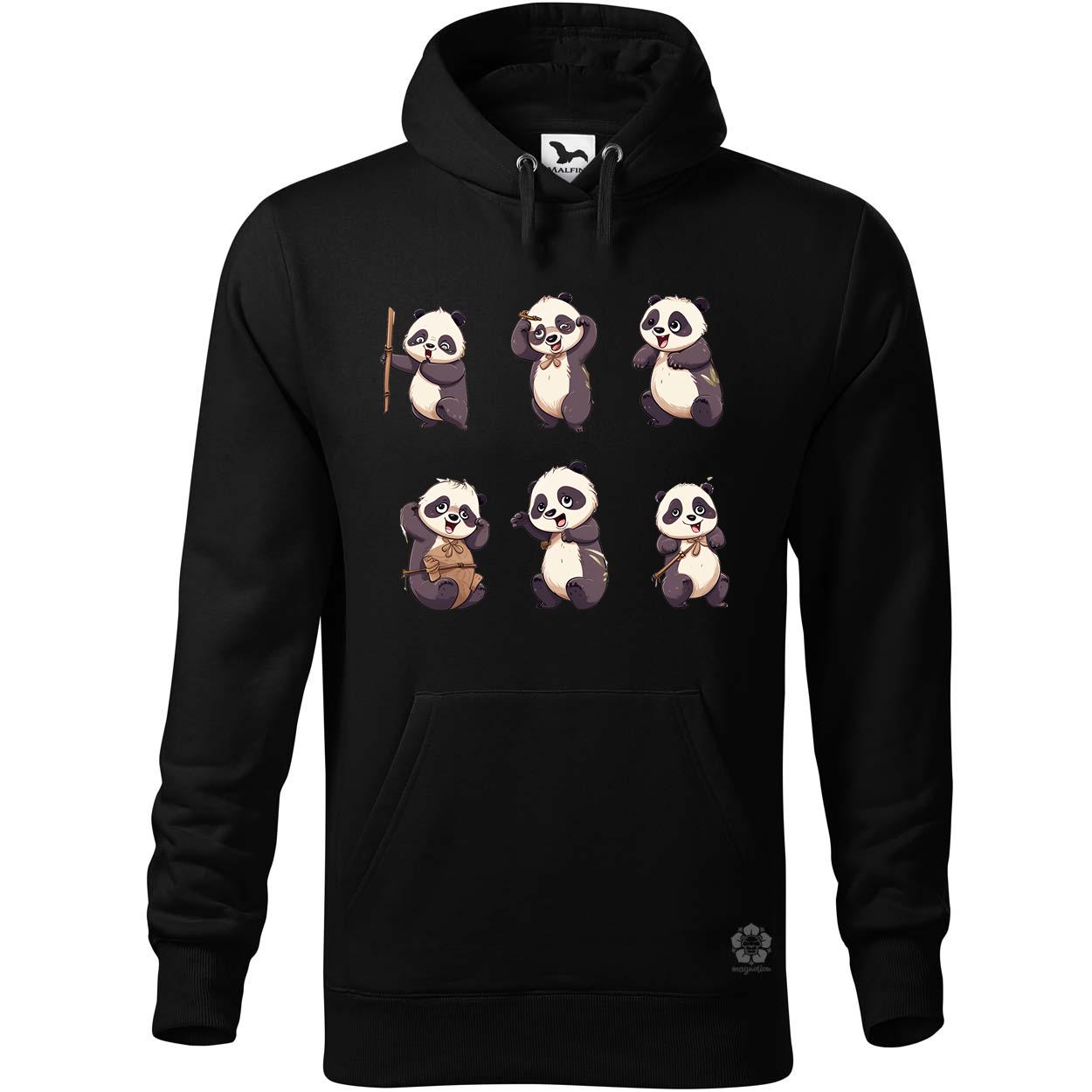 Panda kollázs v2 egyedi  pulóver 