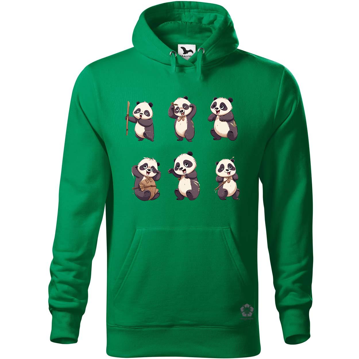 Panda kollázs v2 egyedi  pulóver 