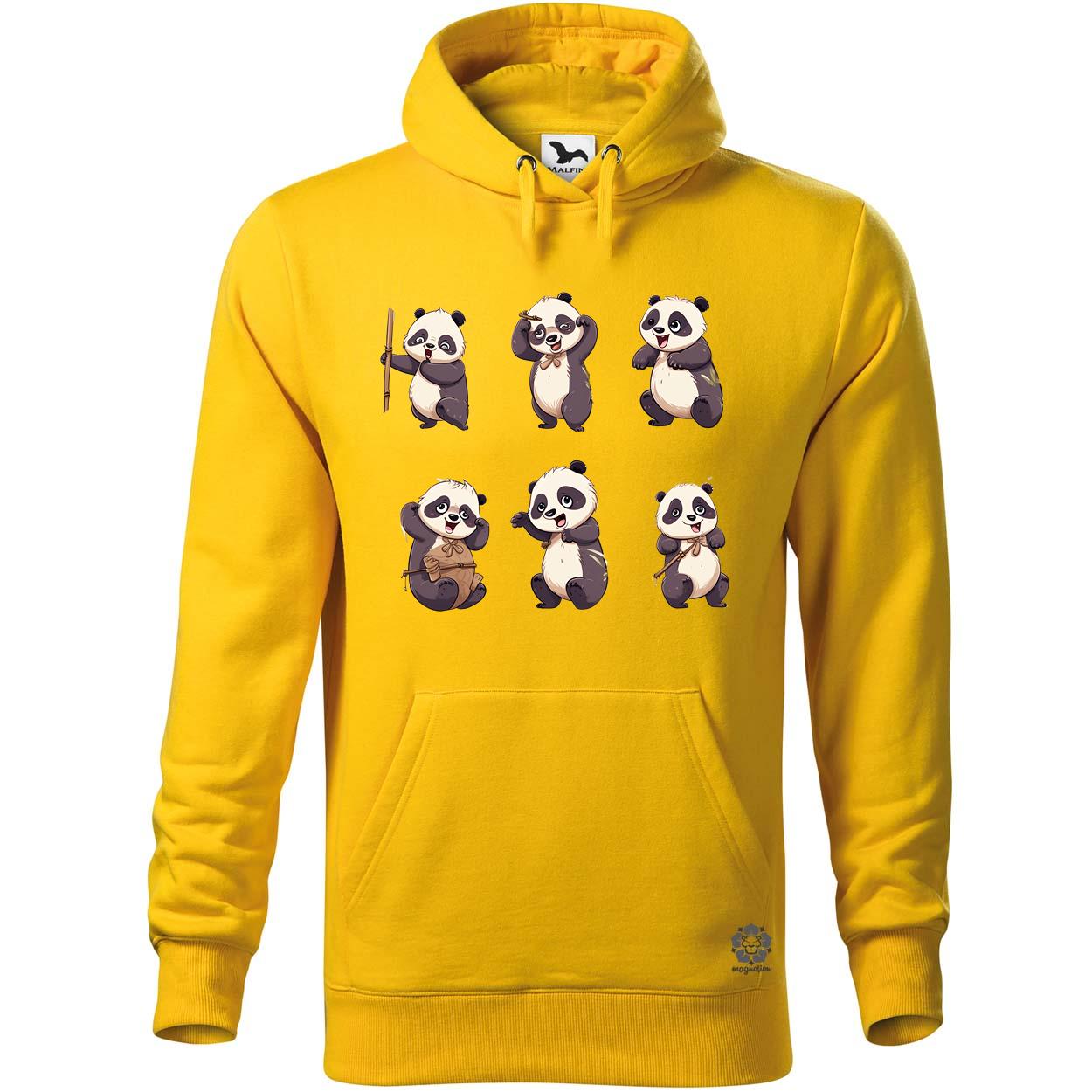 Panda kollázs v2 egyedi  pulóver 