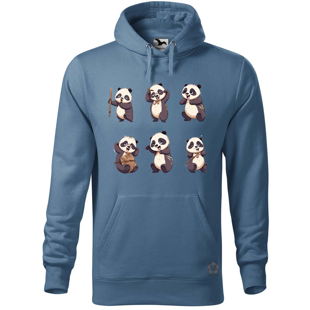 Panda kollázs v2 egyedi  pulóver 