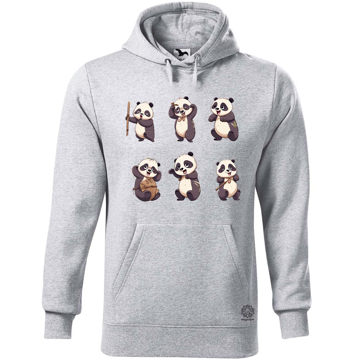 Panda kollázs v2 egyedi  pulóver 
