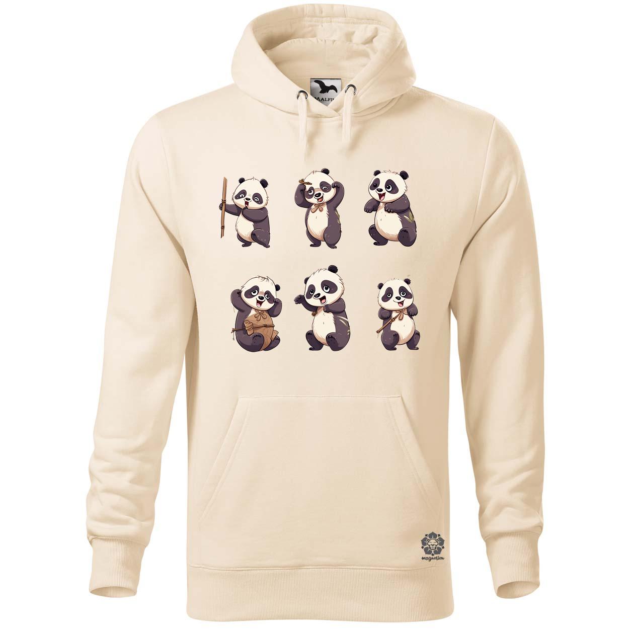 Panda kollázs v2 egyedi  pulóver 