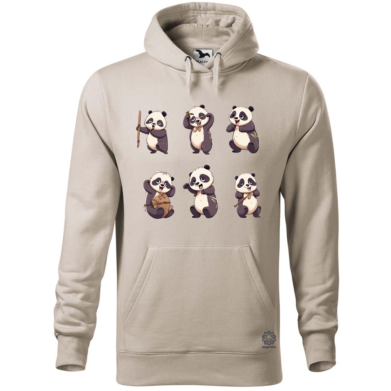 Panda kollázs v2 egyedi  pulóver 