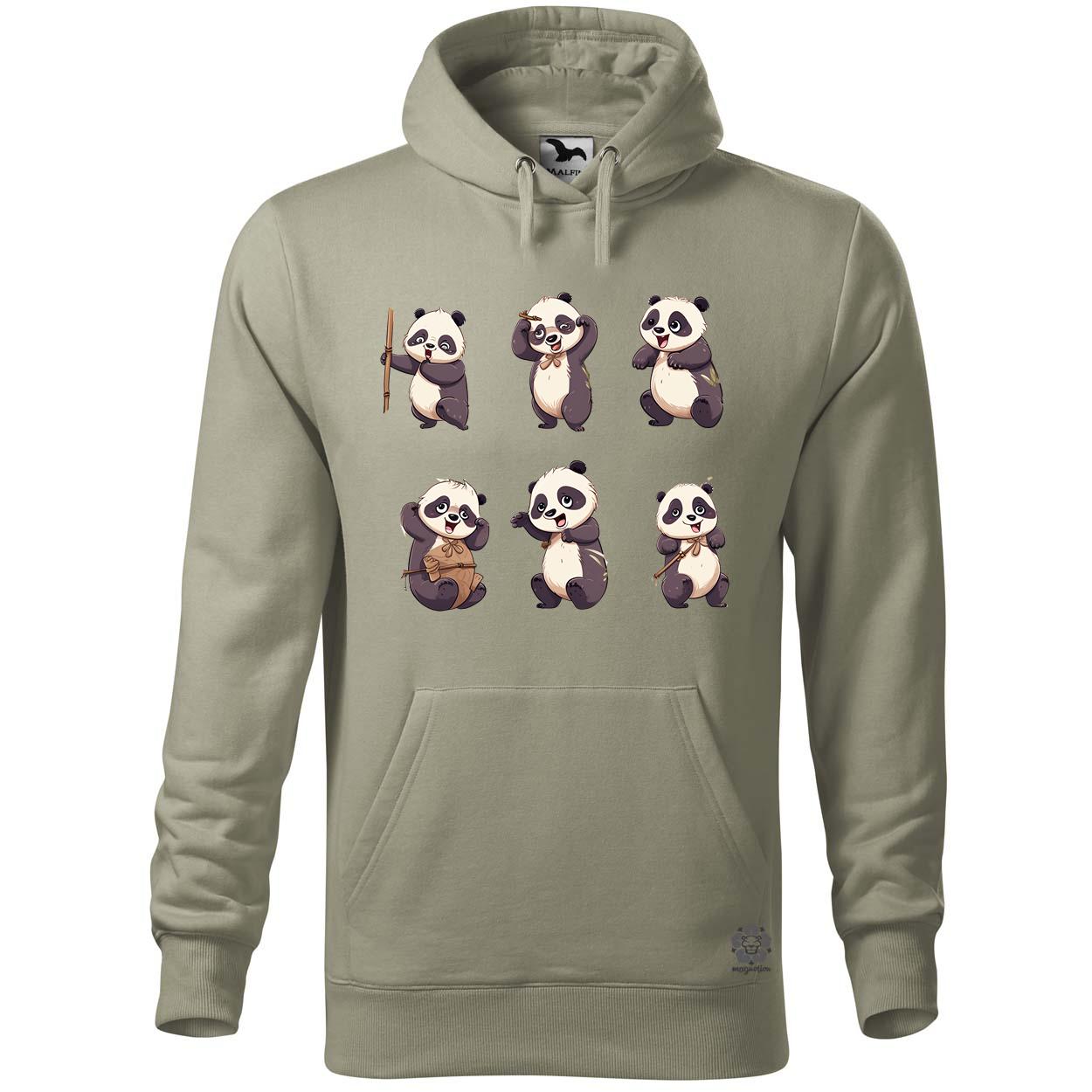 Panda kollázs v2 egyedi  pulóver 