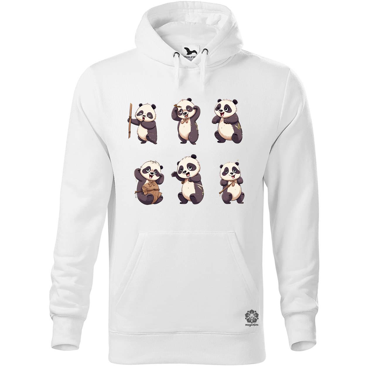 Panda kollázs v2 egyedi  pulóver 