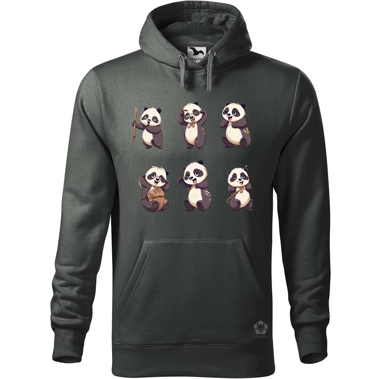 Panda kollázs v2 egyedi  pulóver 