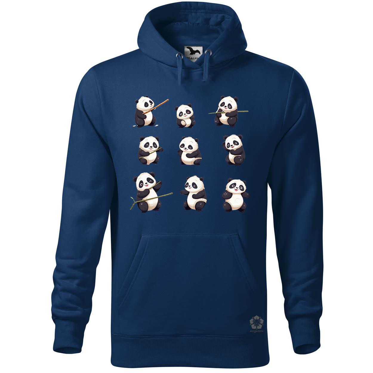 Panda kollázs v3 egyedi  pulóver 