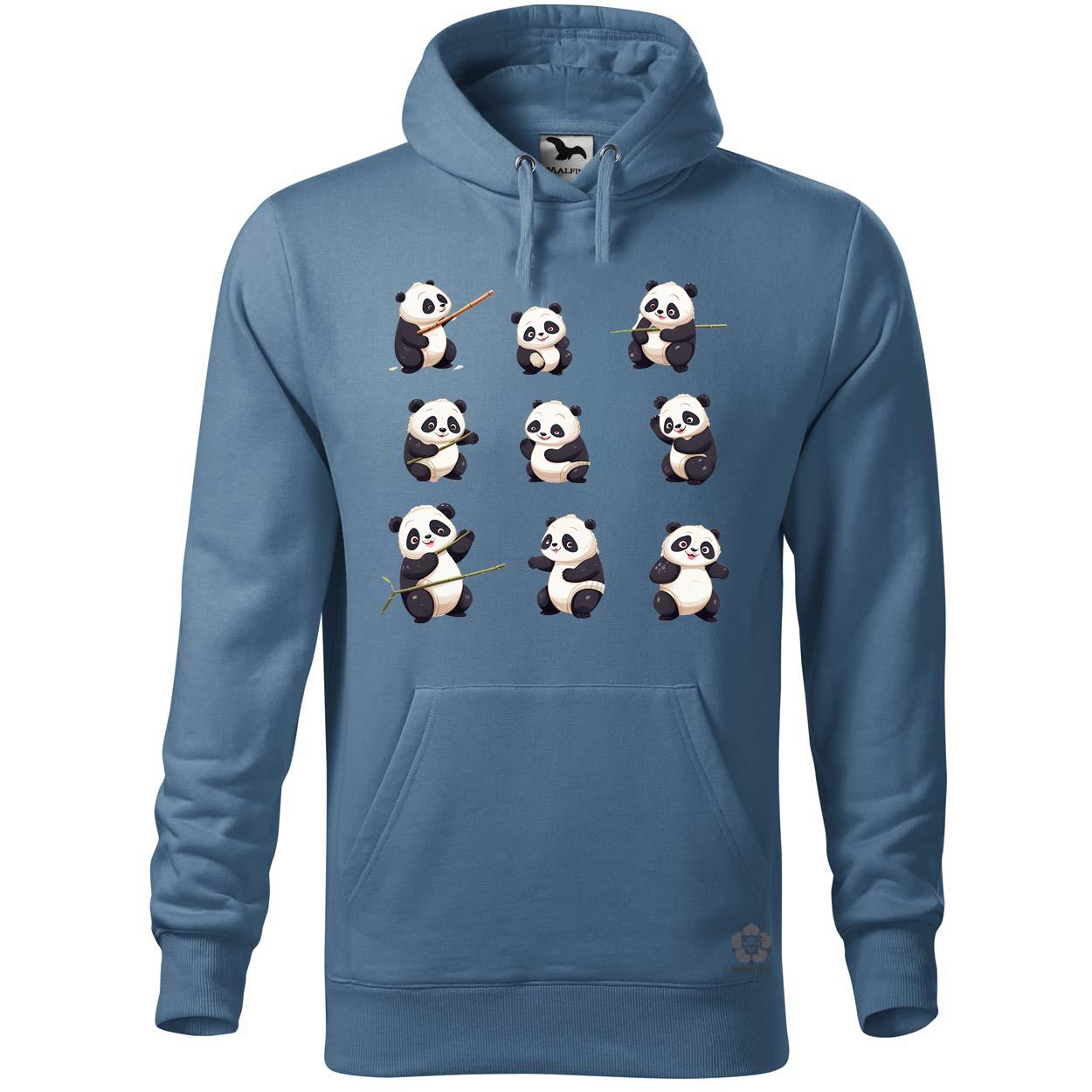Panda kollázs v3 egyedi  pulóver 