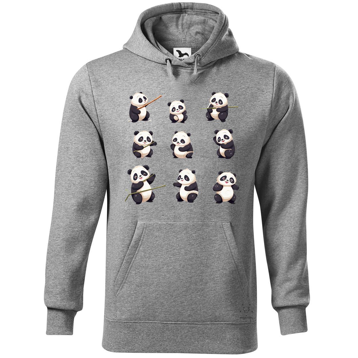 Panda kollázs v3 egyedi  pulóver 