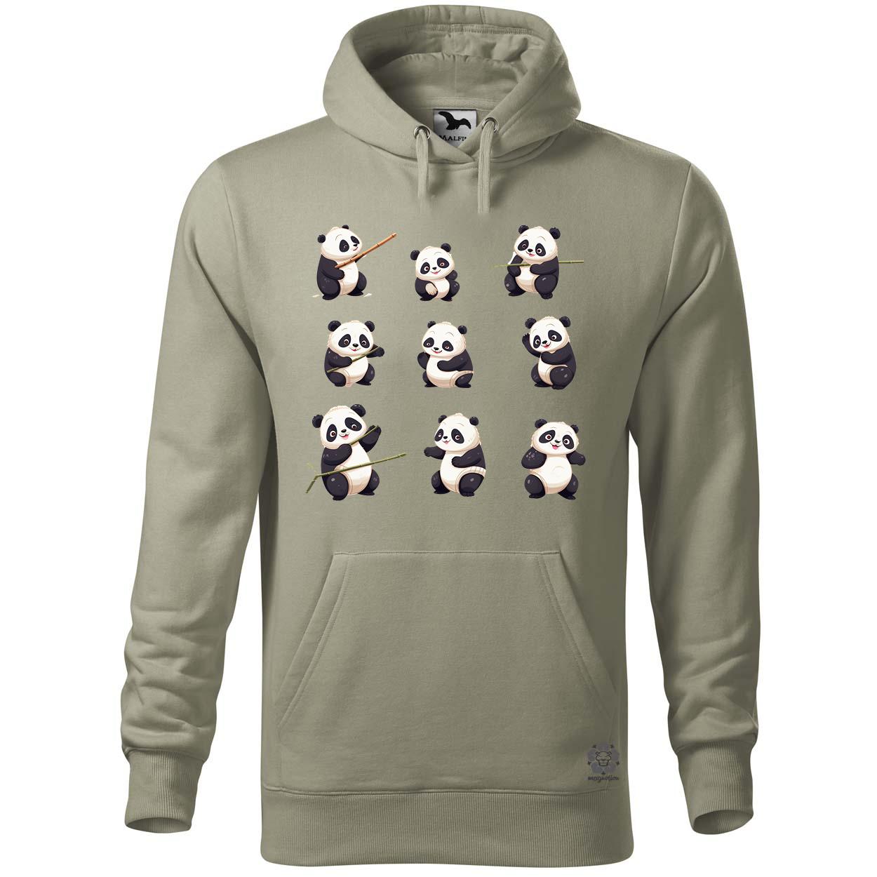 Panda kollázs v3 egyedi  pulóver 