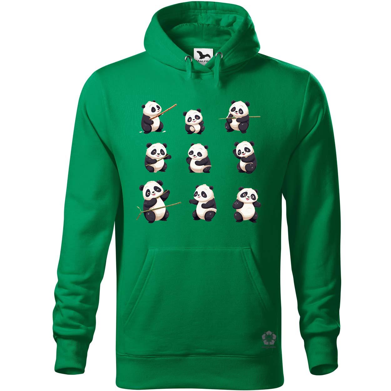 Panda kollázs v3 egyedi  pulóver 