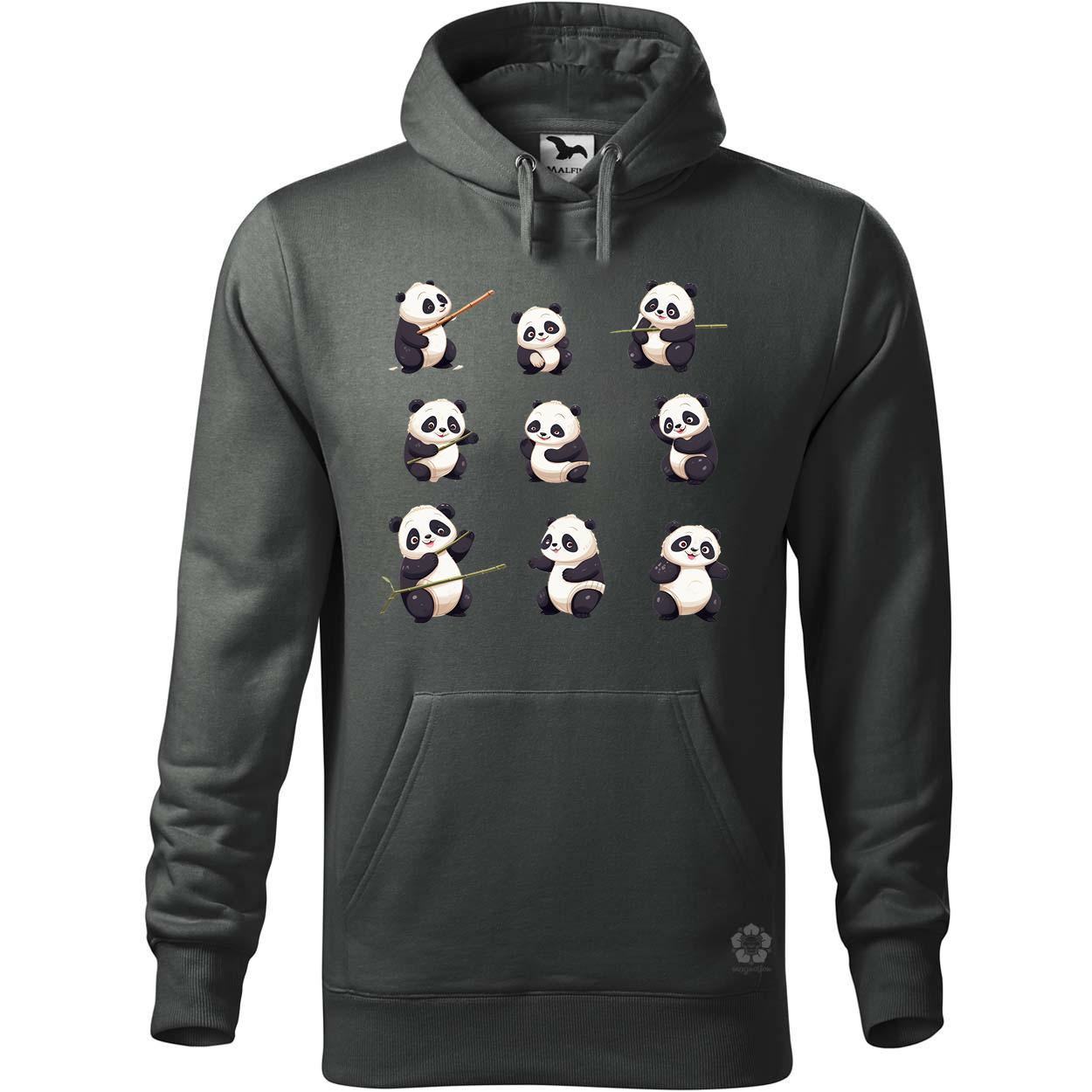 Panda kollázs v3 egyedi  pulóver 