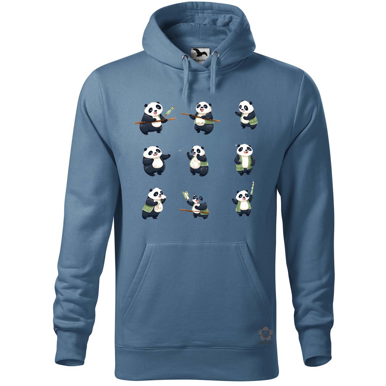 Panda kollázs v4 egyedi  pulóver 