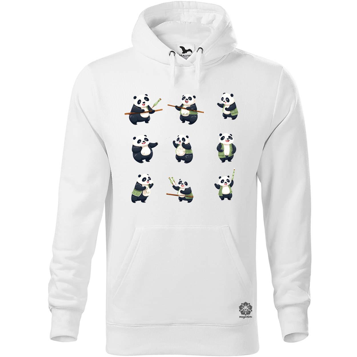 Panda kollázs v4 egyedi  pulóver 