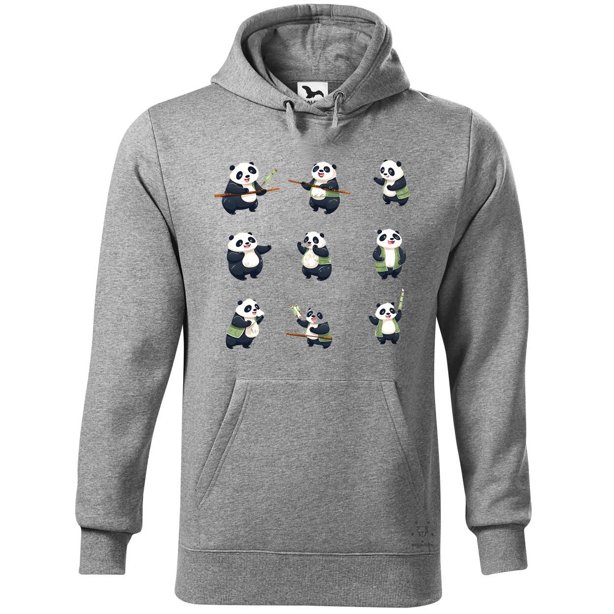 Panda kollázs v4 egyedi  pulóver 