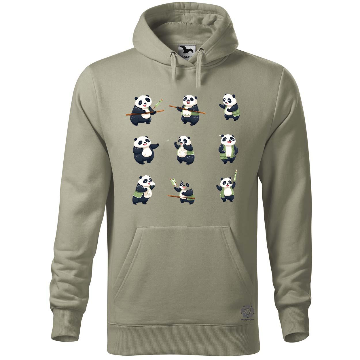 Panda kollázs v4 egyedi  pulóver 