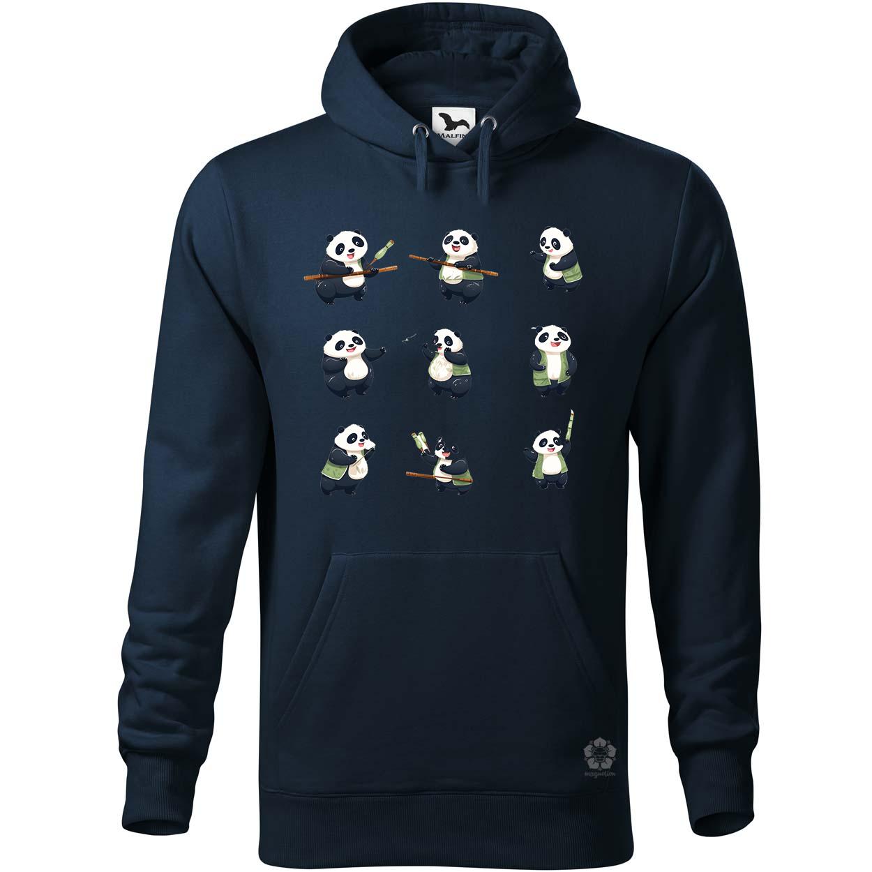 Panda kollázs v4 egyedi  pulóver 