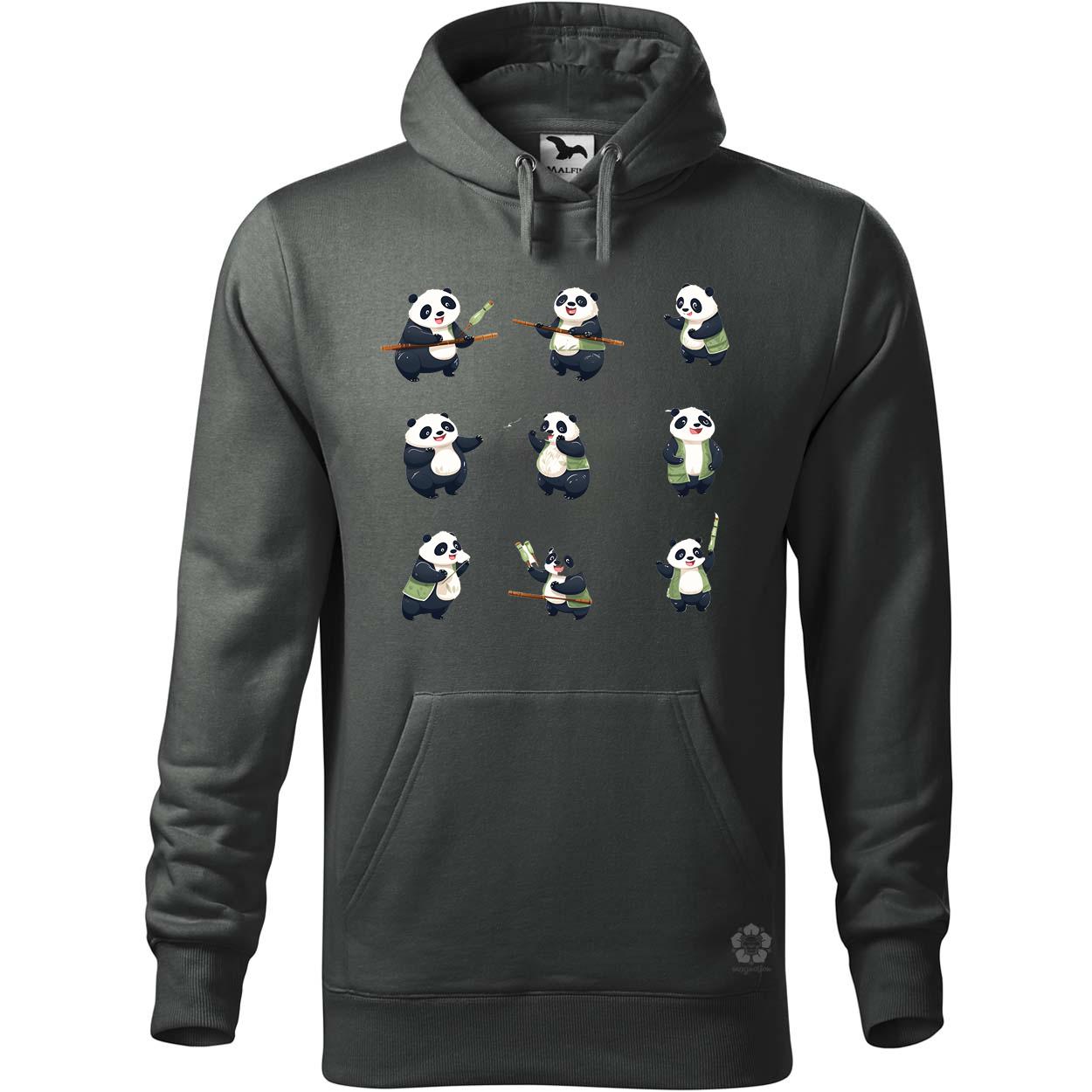 Panda kollázs v4 egyedi  pulóver 