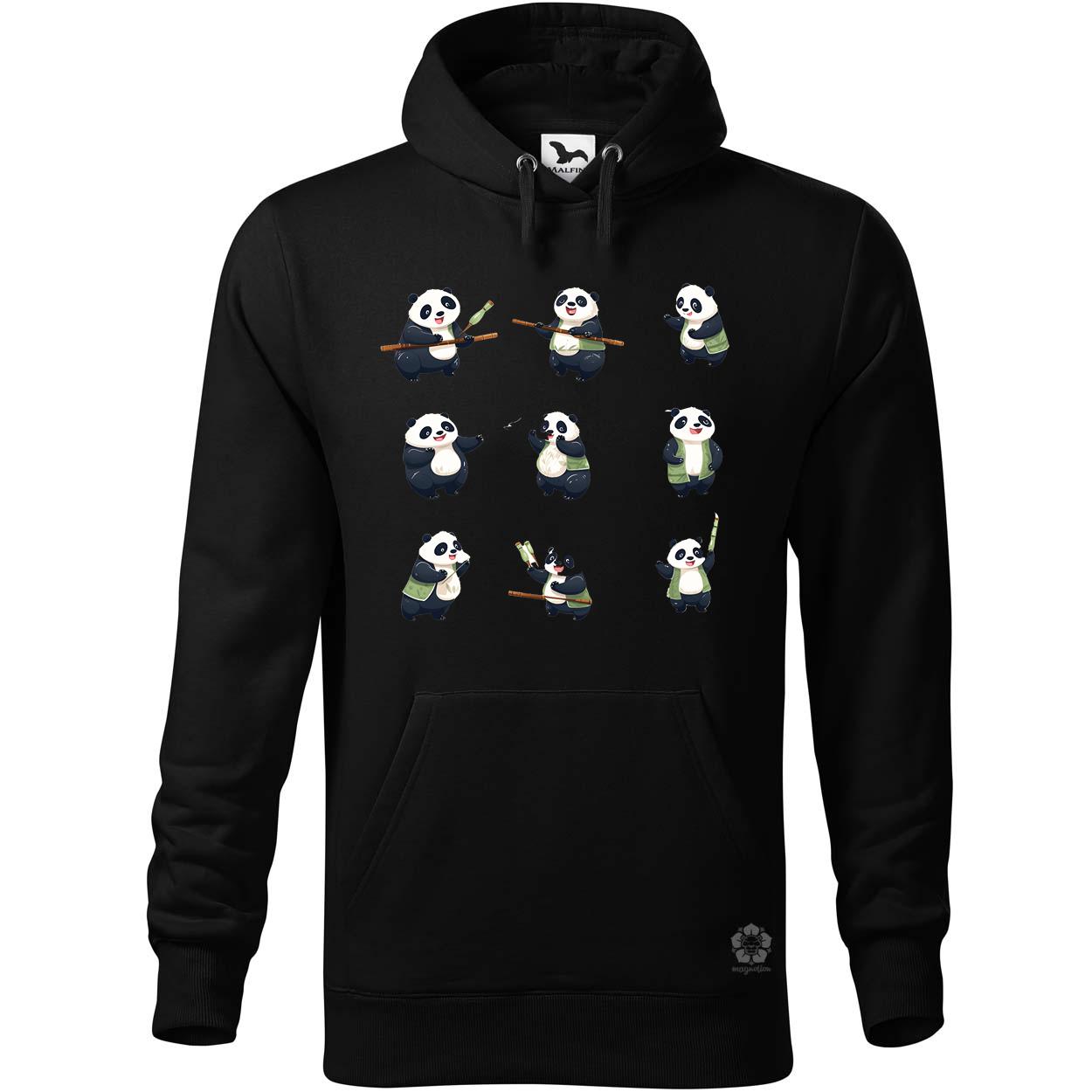 Panda kollázs v4 egyedi  pulóver 