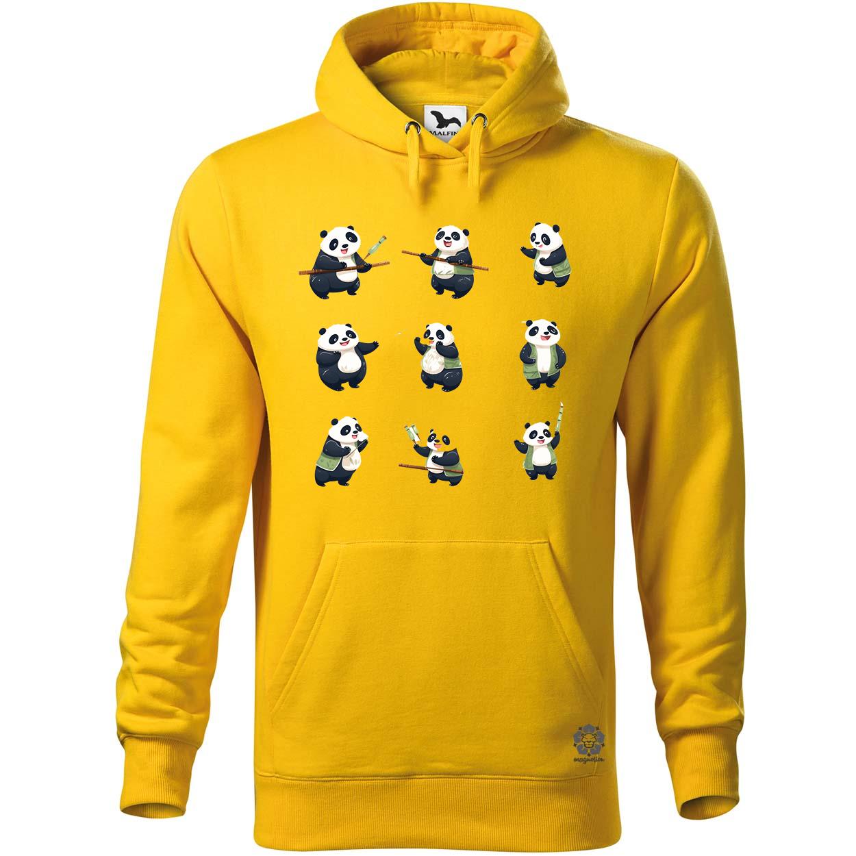 Panda kollázs v4 egyedi  pulóver 