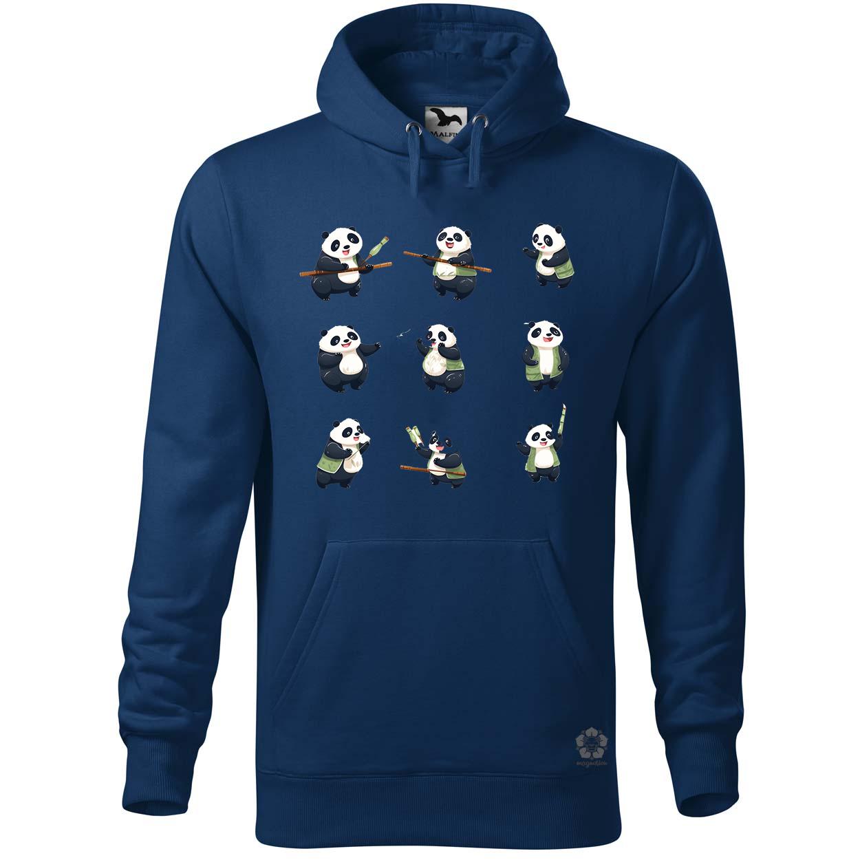 Panda kollázs v4 egyedi  pulóver 