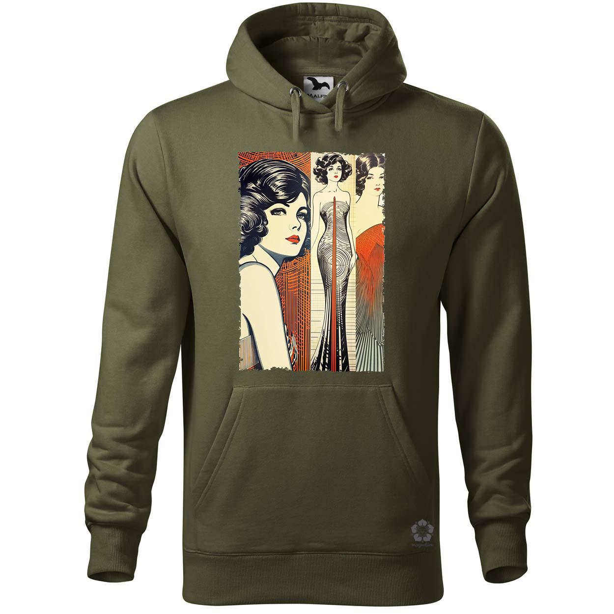 Pop art deco nő egyedi  pulóver 