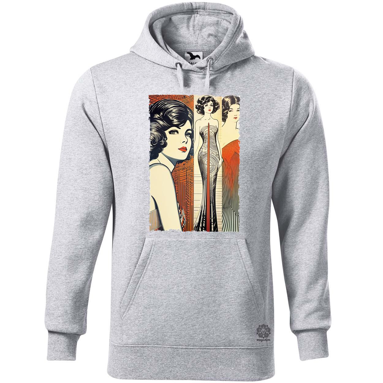 Pop art deco nő egyedi  pulóver 