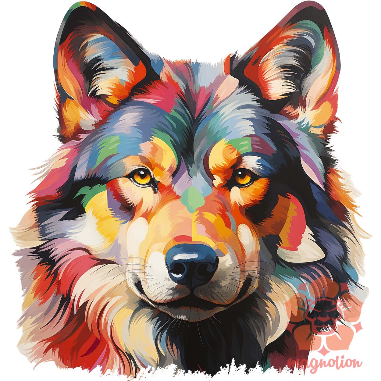 Pop art farkas v4 egyedi  pulóver 