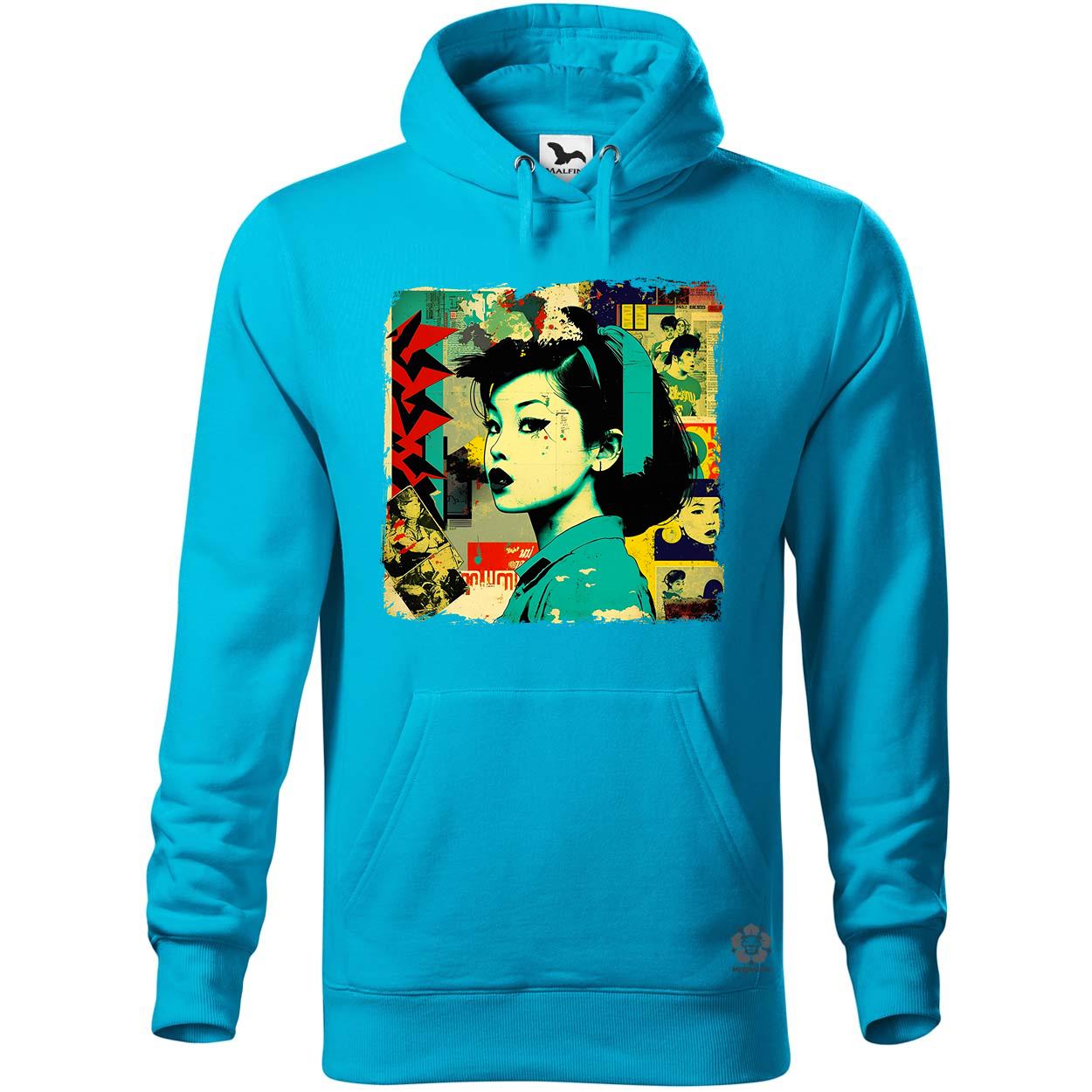 Pop art kollázs v1 egyedi  pulóver 