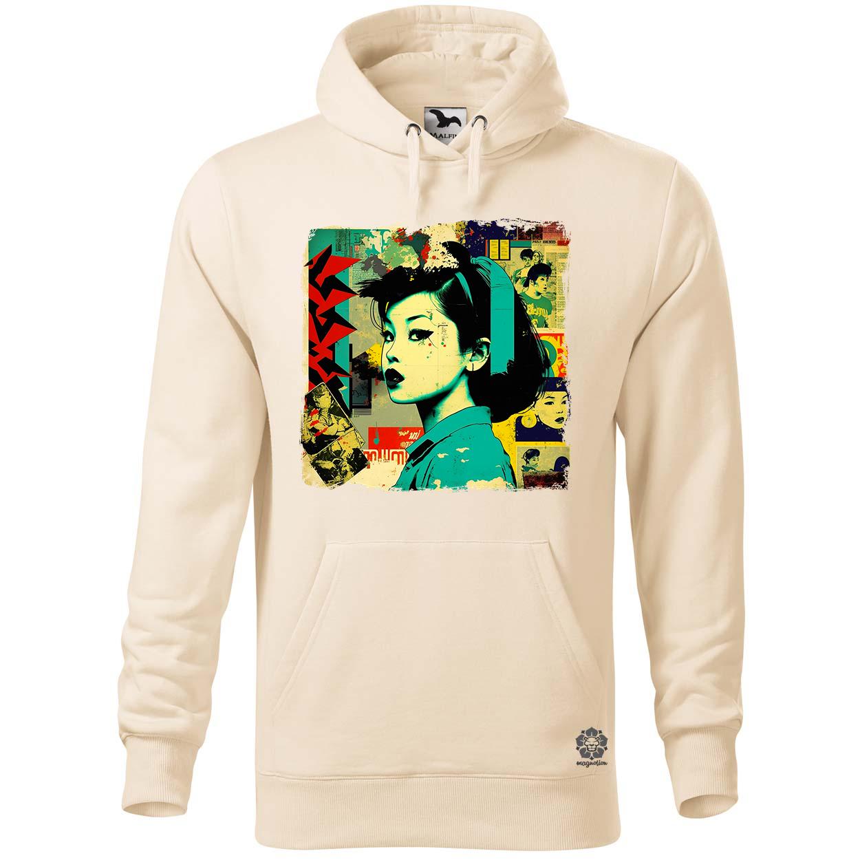 Pop art kollázs v1 egyedi  pulóver 