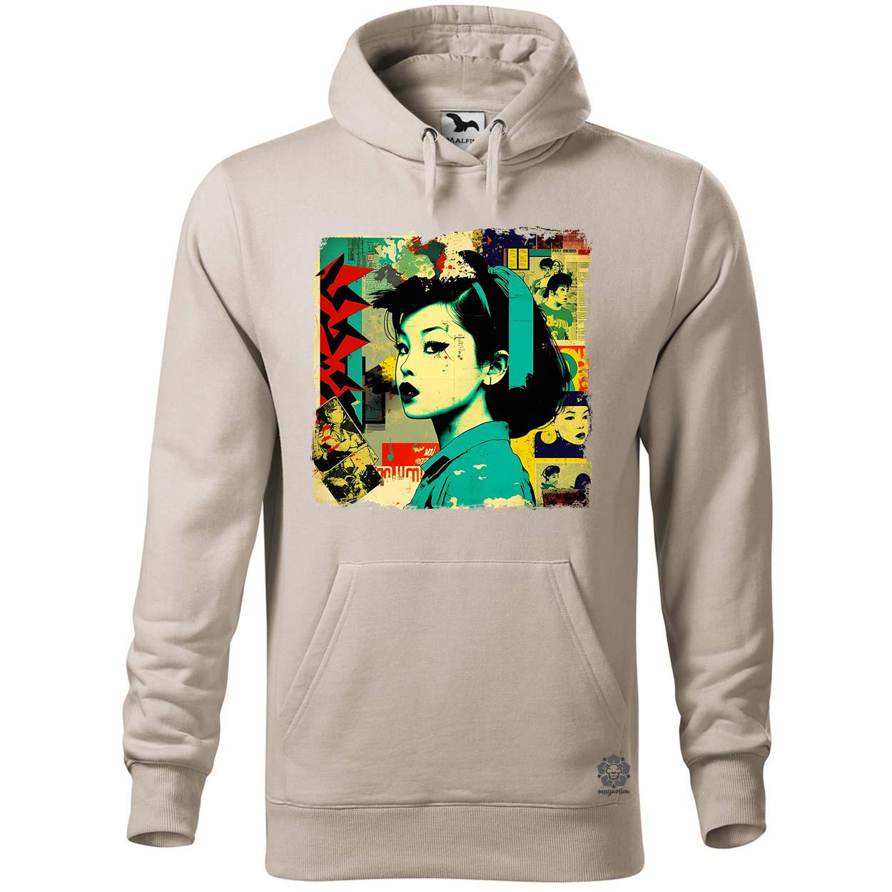 Pop art kollázs v1 egyedi  pulóver 
