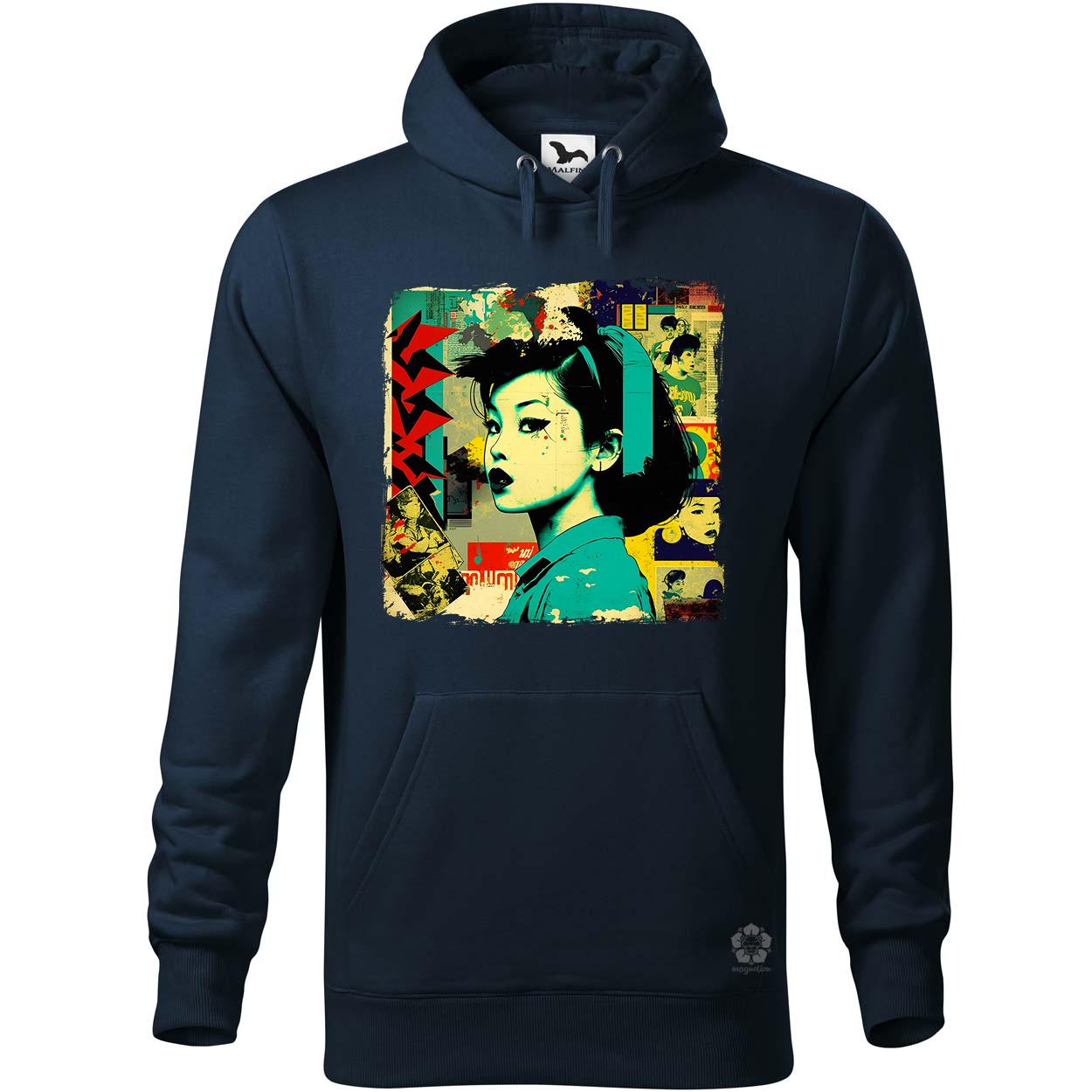 Pop art kollázs v1 egyedi  pulóver 