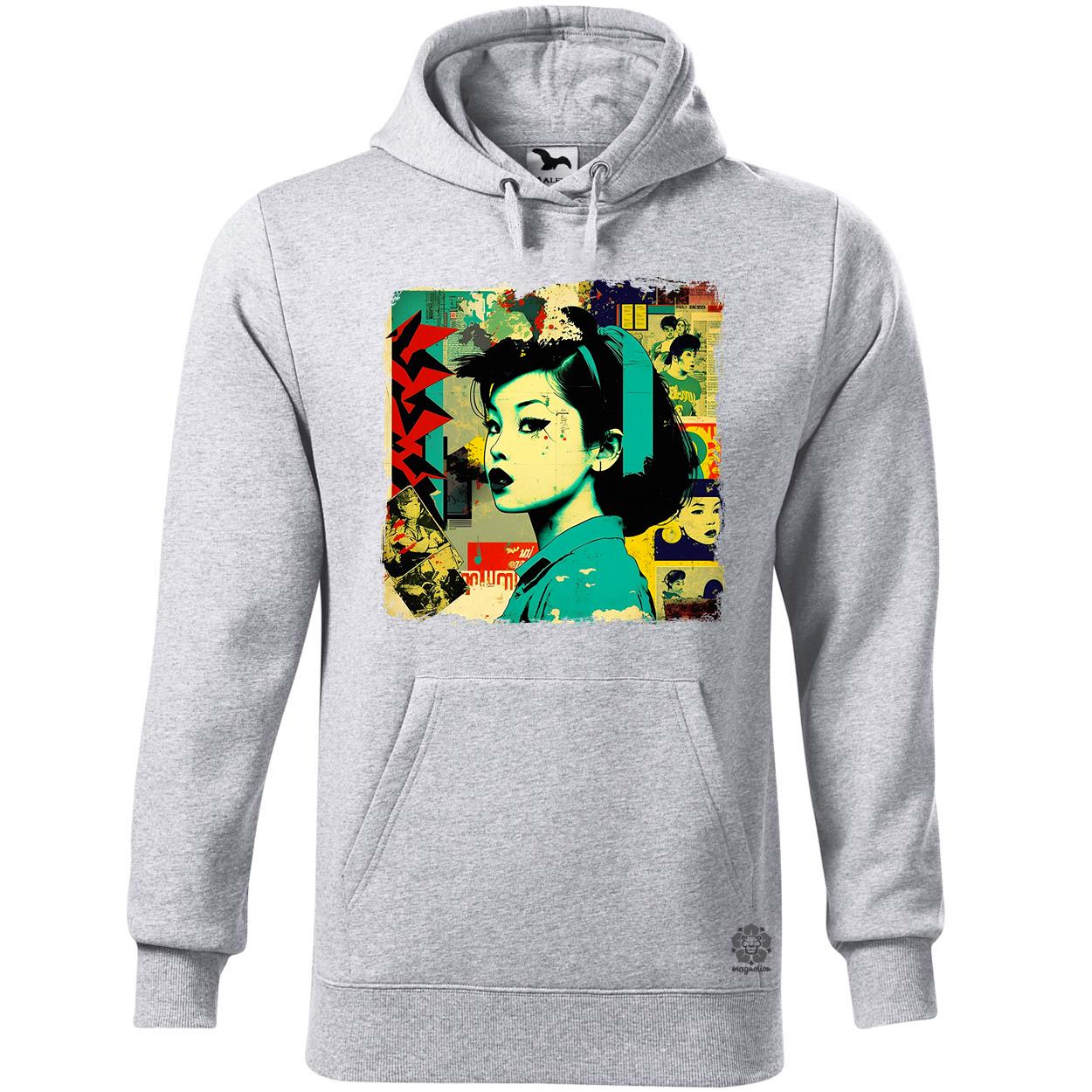 Pop art kollázs v1 egyedi  pulóver 