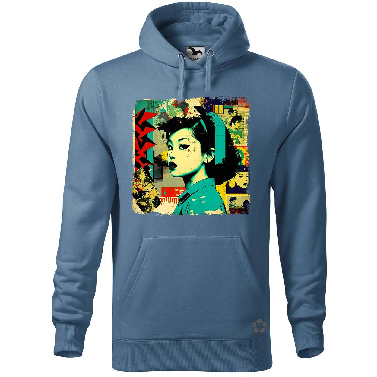 Pop art kollázs v1 egyedi  pulóver 