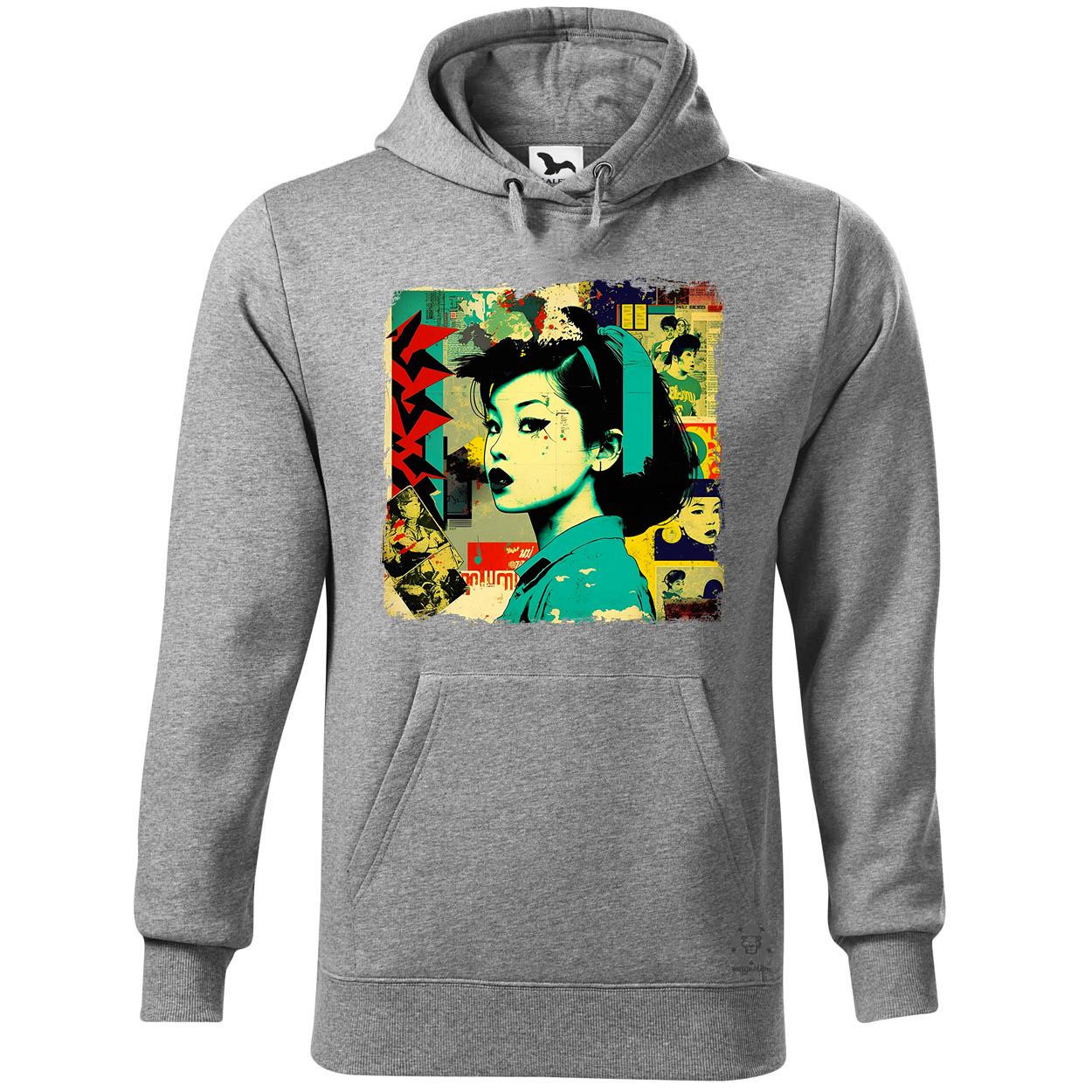 Pop art kollázs v1 egyedi  pulóver 